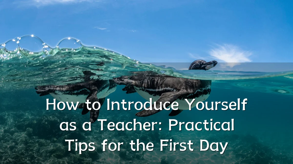 How to Introduce Yourself as a Teacher: Practical Tips for the First Day
