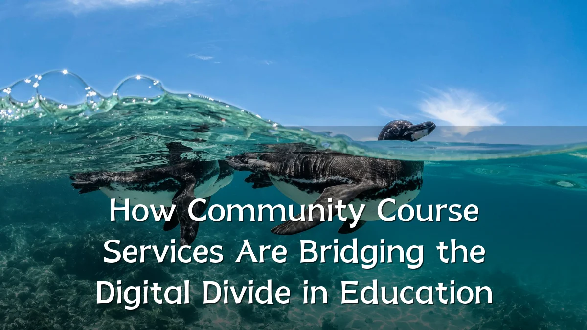 How Community Course Services Are Bridging the Digital Divide in Education