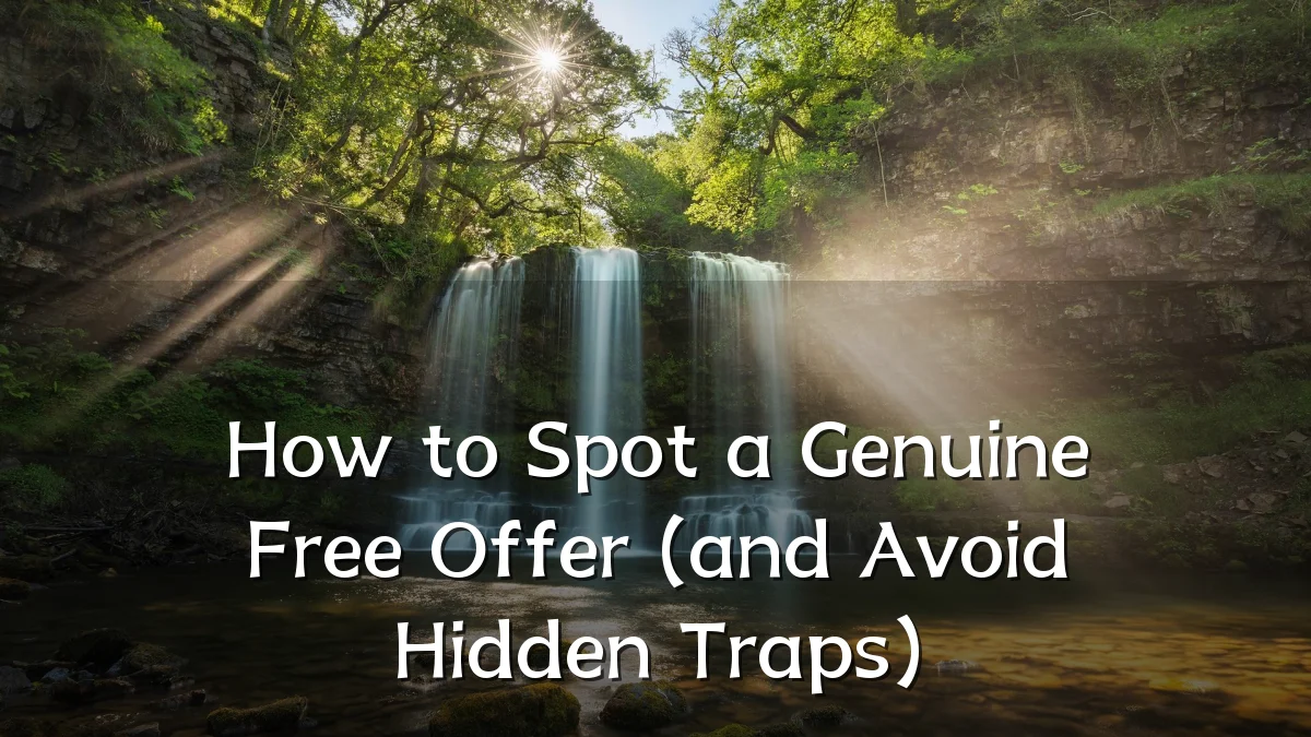 How to Spot a Genuine Free Offer (and Avoid Hidden Traps)
