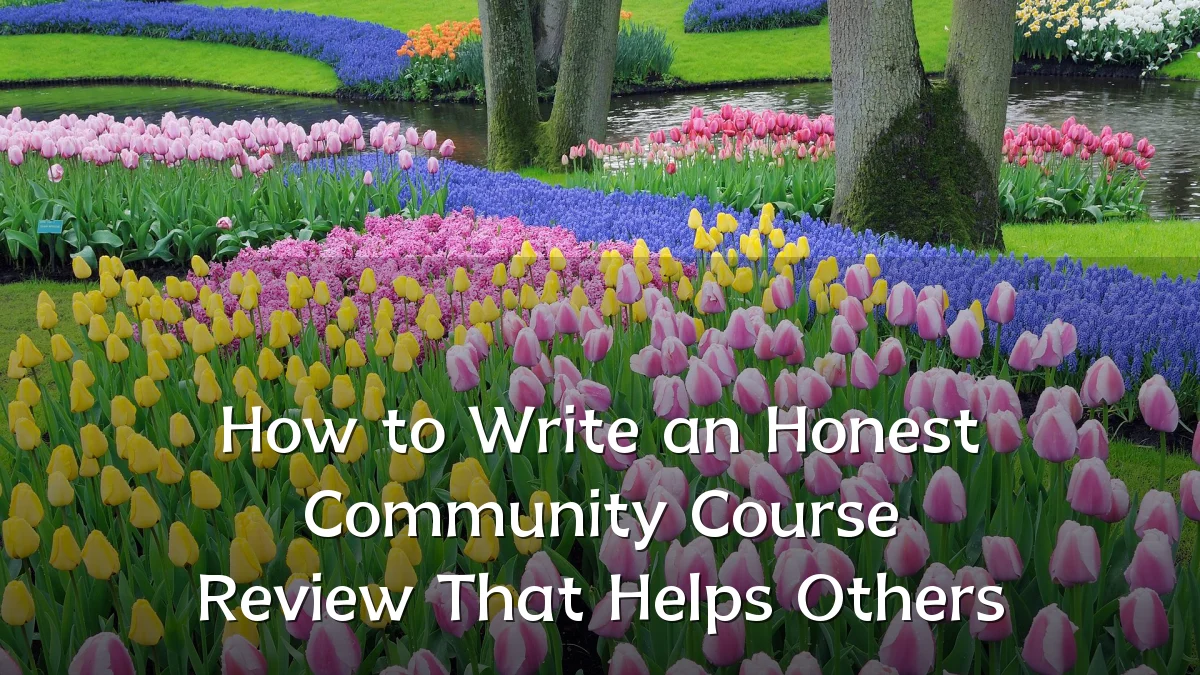 How to Write an Honest Community Course Review That Helps Others