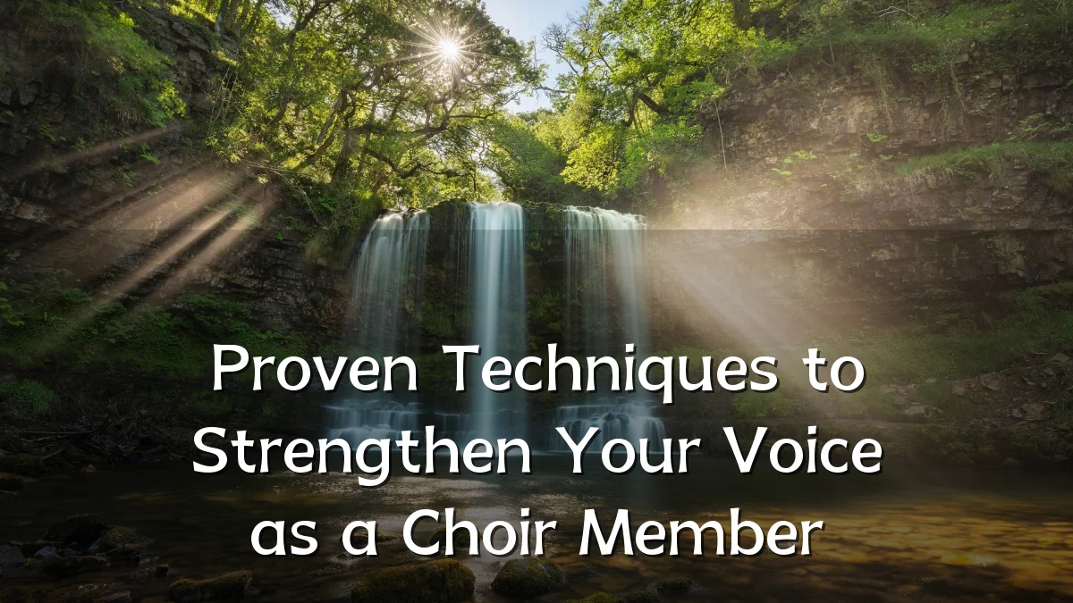 Proven Techniques to Strengthen Your Voice as a Choir Member