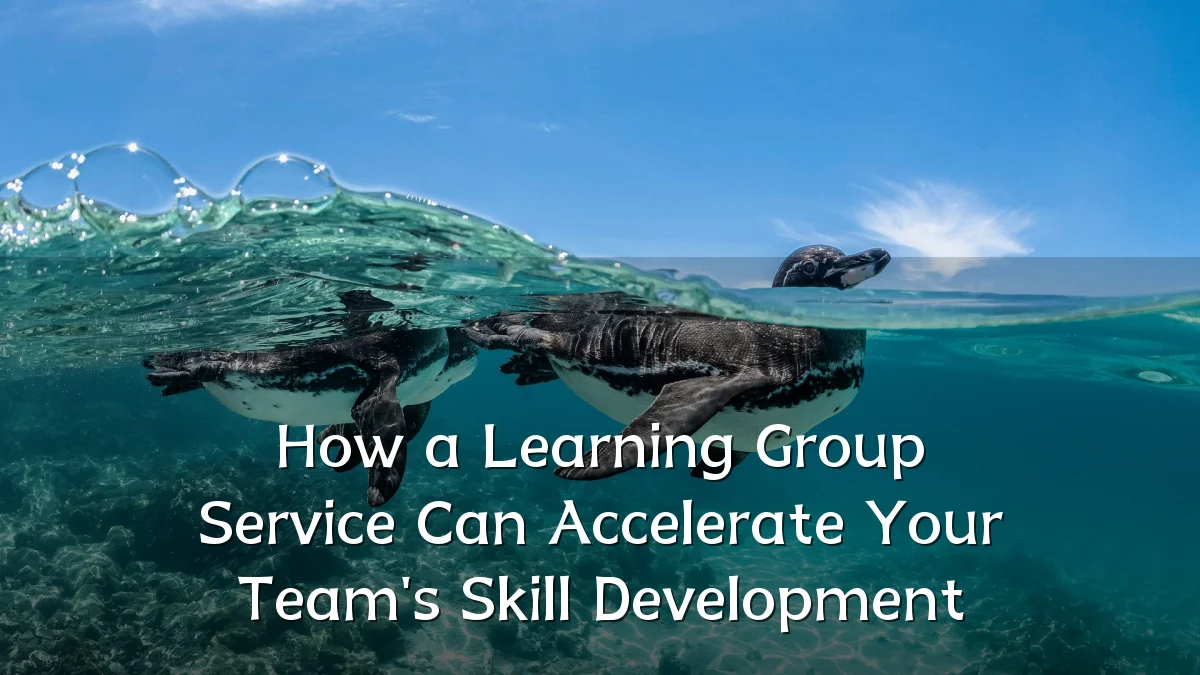 How a Learning Group Service Can Accelerate Your Team's Skill Development