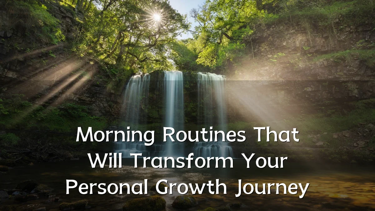 Morning Routines That Will Transform Your Personal Growth Journey